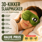 Zacht en grappig 3D-kikker slaapmasker