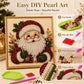 🧘Ontspannend & geschikt voor beginners - 🎨💎DIY-kerst-diamond painting-set met pareleffect