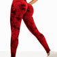 Trendy tie-dye yoga-legging voor vrouwen met buikcontrole