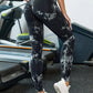 Trendy tie-dye yoga-legging voor vrouwen met buikcontrole
