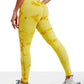 Trendy tie-dye yoga-legging voor vrouwen met buikcontrole