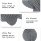 Outdoor elastische warme oorbeschermende gebreide muts