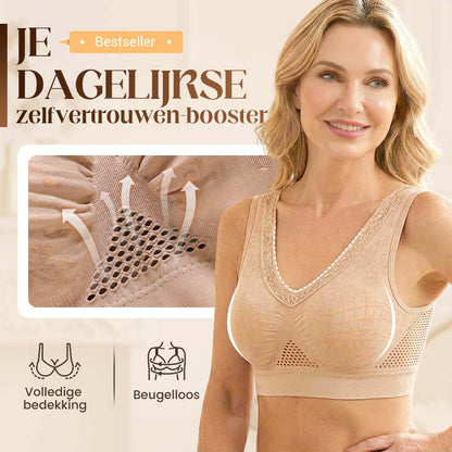 ✨ 1+1 GRATIS! Knooploze Katoenen BH – Comfortabel, Vormgevend & Ademend 💖