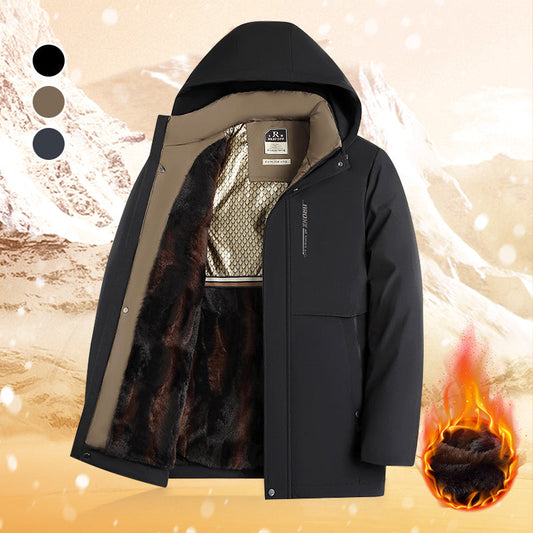 🎅 Kerst Aanbieding 🎁 Heren Winter Parka Jas met Capuchon ❄️🧥