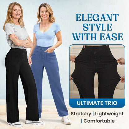 💖Vrouwen stretchy comfortabele casual broek