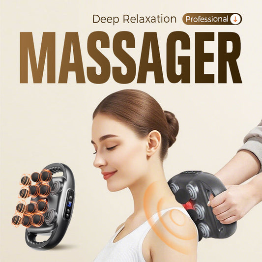 🔥🎁Nieuw binnen 50% KORTING--Multi-Functional Automatic 12-Head Muscle Massager