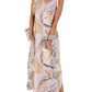 🎉Laatste dag promotie 50% KORTING💃2025 Zomer Boho Print V-hals Maxi-jurk met zakken