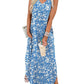 🎉Laatste dag promotie 50% KORTING💃2025 Zomer Boho Print V-hals Maxi-jurk met zakken
