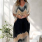 🎁2026 Nieuw binnen 50% KORTING💥✨Dames Comfortabele Casual Chiffon Dip Dye Jurk