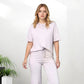 🎁2026 Nieuw binnen 50% KORTING💥 ✨Dames chique top- en bijpassende broek 2-delige outfit