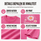 Unisex Vintage Gewassen Madeliefje Print Loose Fit T-Shirt