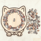⏳Tijdelijke aanbieding! 🧩Houten puzzel van 135 stukjes in gedempte tinten, met een kattenmotief.
