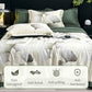 💥Uitverkoop 50% korting🌸Wasbare Koel Stof Ademende Zomerquilt 4-Delige Set