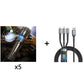 🔦 50% korting + KOOP 2, KRIJG 1 GRATIS! 💥 Superkrachtige zaklamp met zoomfunctie – extreem helder en waterdicht – perfect voor buiten en noodgevallen!