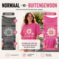 Unisex Vintage Gewassen Madeliefje Print Loose Fit T-Shirt