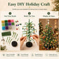 🎄✨ DIY-set voor een kerstboom met kralen – 🎅Maak je eigen sprankelende kerstversiering