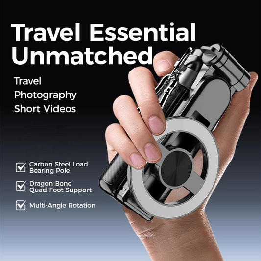 50% korting🔥4-in-1 Multifunctionele 360° Draaibare Magnetische Selfiestick
