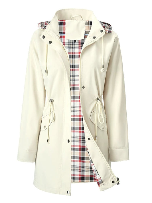 🍂Herfst Hete Verkoop 50% Korting💗🧥Ultieme geruite waterdichte jas voor dames🍃