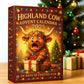 🐮 Adventskalender Hooglander Koe 2025 🎄✨ - 3D Handgemaakte Hooglander Koe Pop (24 stuks)