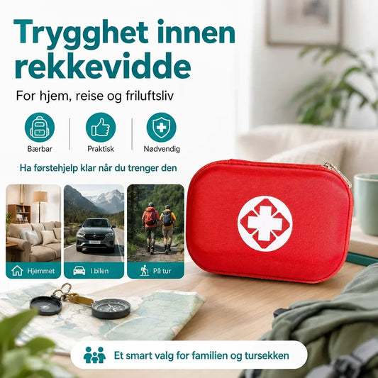 💥【50% OFF】🔥 Multifunctionele EHBO-noodset |Incl. Veiligheidshamer/Gordelsnijder/Ruitenbreker | Mini LED-zaklamp | Reddingsfluit | Traumaschaar | Ergonomisch Handvat | Voor Auto/Outdoor/Thuis 🚑)