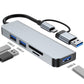 📢📢50% KORTING!!⏰Acht-in-één multi-interface dockingstation-converter