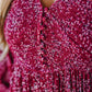 🌺NU 50% KORTING! ✨ Dames maxi-jurk van rayon met bloemenprint, gesmokte taille en voering – flatterende pasvorm, lichtgewicht stof en elegante boho-stijl 💃