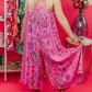 2024 Nieuwe grote maat vintage bloemenprint losse mouwloze jumpsuit