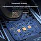 Draadloze autolader met ventilatieopening voor telefoonhouder, dashboardhouder met omgevingsverlichting, compatibel met iPhone- en Android-telefoons, autoaccessoires.