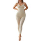 Afslankende laag uitgesneden sling jumpsuit bodyshaper voor dames