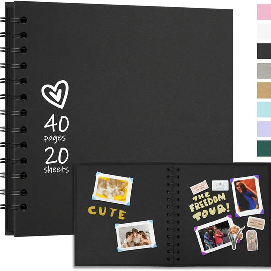 🎁2026 Nieuw binnen 50% KORTING💥Reisplakboekalbum, 40 pagina's, doe-het-zelf spiraalgebonden herinneringsboek