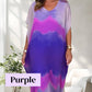 🎁2026 Nieuw binnen 50% KORTING💥✨Dames Comfortabele Casual Chiffon Dip Dye Jurk