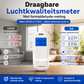 Draagbare luchtkwaliteitsmeter met formaldehyde-meting