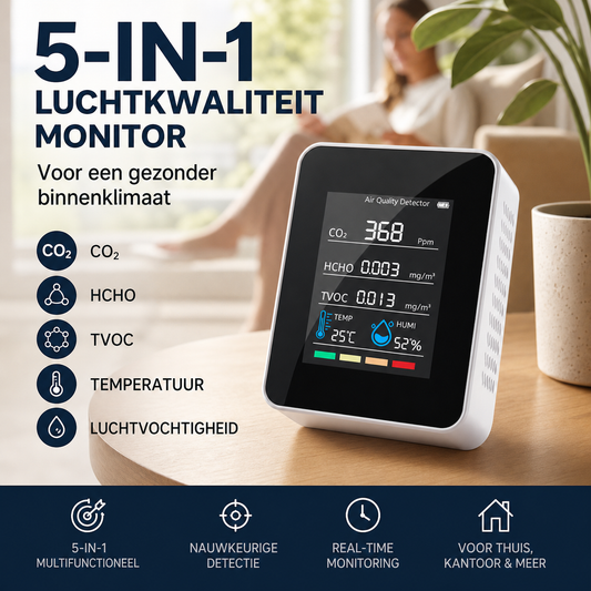 5-in-1 Indoor Air Quality Monitor