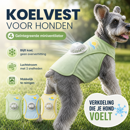 🔥🎁Nieuw 50% KORTING🔥🏆🐶 Koelvest voor honden