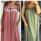 👗Casual mouwloze damesjurk met zakken