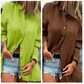 🥰Beperkte uitverkoop 55% KORTING💖Oversized linnen overhemd met knopen voor dames