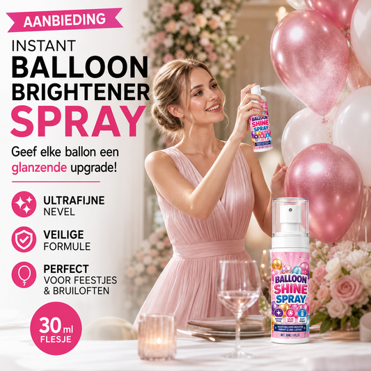 🎉【Aanbieding】🎈✨Instant Balloon Brightener Spray | 30/60 ml | Ultrafijne Nevel | Veilige Formule | Voor Feestjes & Bruiloften💨🎈