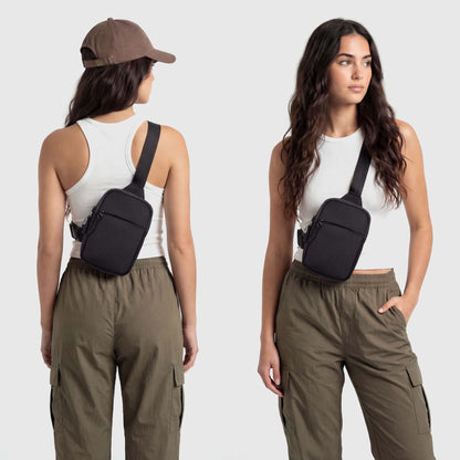 Upgraded 2.0 Travel Sling Bag | Diefstalbeveiliging, 500D Nylon, RFID-bescherming — Tijdelijk 50% Korting
