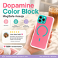 💥Meer dan 50.000 verkocht!📱Trendy iPhone-hoesje, nu in de aanbieding | Dopamine Color Block MagSafe-hoesje – Ultraslank, mat, hard PC-hoesje voor de iPhone 17 Pro Max