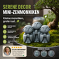 💥【LIMITED TIME 50% OFF】🔥 Mini Zen Monnik Beeldje | Natuurlijke Blauwe Steen | Glimlachend Gezicht | Miniatuurlandschap Accessoire | Bureau/Bonsai/Terrarium Decoratie | Meerdere Stijlen
