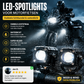 🎉 Aanbieding 2026 — Meer dan 40.000 verkocht! 🏍️ Universele LED-spotlights voor motorfietsen – Dubbele lichtbundel & waterdicht voor alle weersomstandigheden 💡