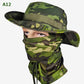 🎁2026 Nieuw binnen 50% KORTING💥2-in-1 camouflage vissershoed en masker nek wrap