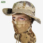 🎁2026 Nieuw binnen 50% KORTING💥2-in-1 camouflage vissershoed en masker nek wrap