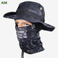 🎁2026 Nieuw binnen 50% KORTING💥2-in-1 camouflage vissershoed en masker nek wrap