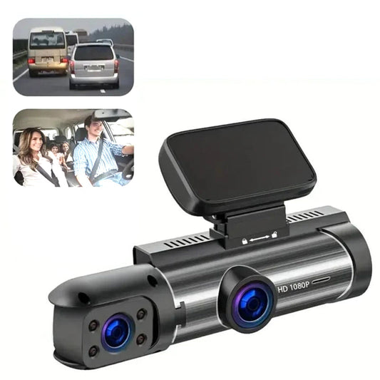 🔥 LAATSTE DAG – 50% KORTING!✨ 170° Groothoek Dashcam met Dubbele Lens – 1080P HD, Nachtzicht & 24/7 Parkeermonitoring