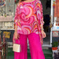 🎁2026 Nieuw binnen 50% KORTING💥💃Dames zomer kleurrijke coole chiffon 2-delige set❄️