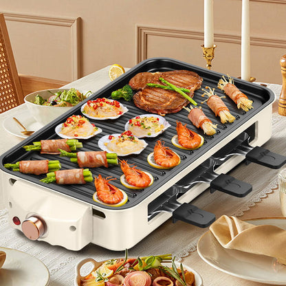 Beperkte tijd halve prijs--Large Capacity Detachable Multi-Function Smokeless Electric Grill
