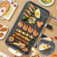 Beperkte tijd halve prijs--Large Capacity Detachable Multi-Function Smokeless Electric Grill