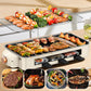 Beperkte tijd halve prijs--Large Capacity Detachable Multi-Function Smokeless Electric Grill