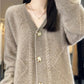 🍂Herfst/Winter Specials 🍂 Los Slouchy Faux Kasjmier Button Front Cardigan Sweaters voor dames